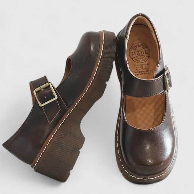 Aveline | Babies Plateforme Cuir