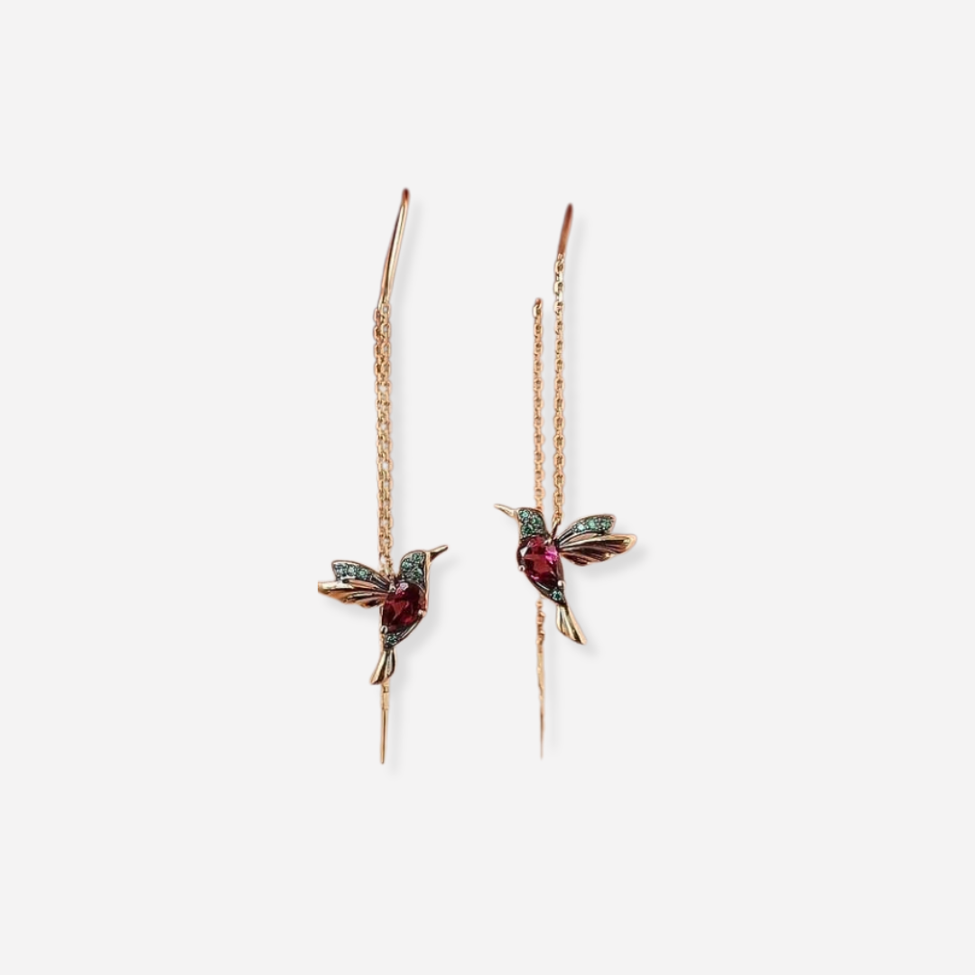 Colibri™ | Boucles d'oreilles design motif colibri