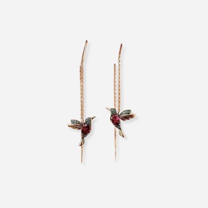 Colibri™ | Boucles d'oreilles design motif colibri