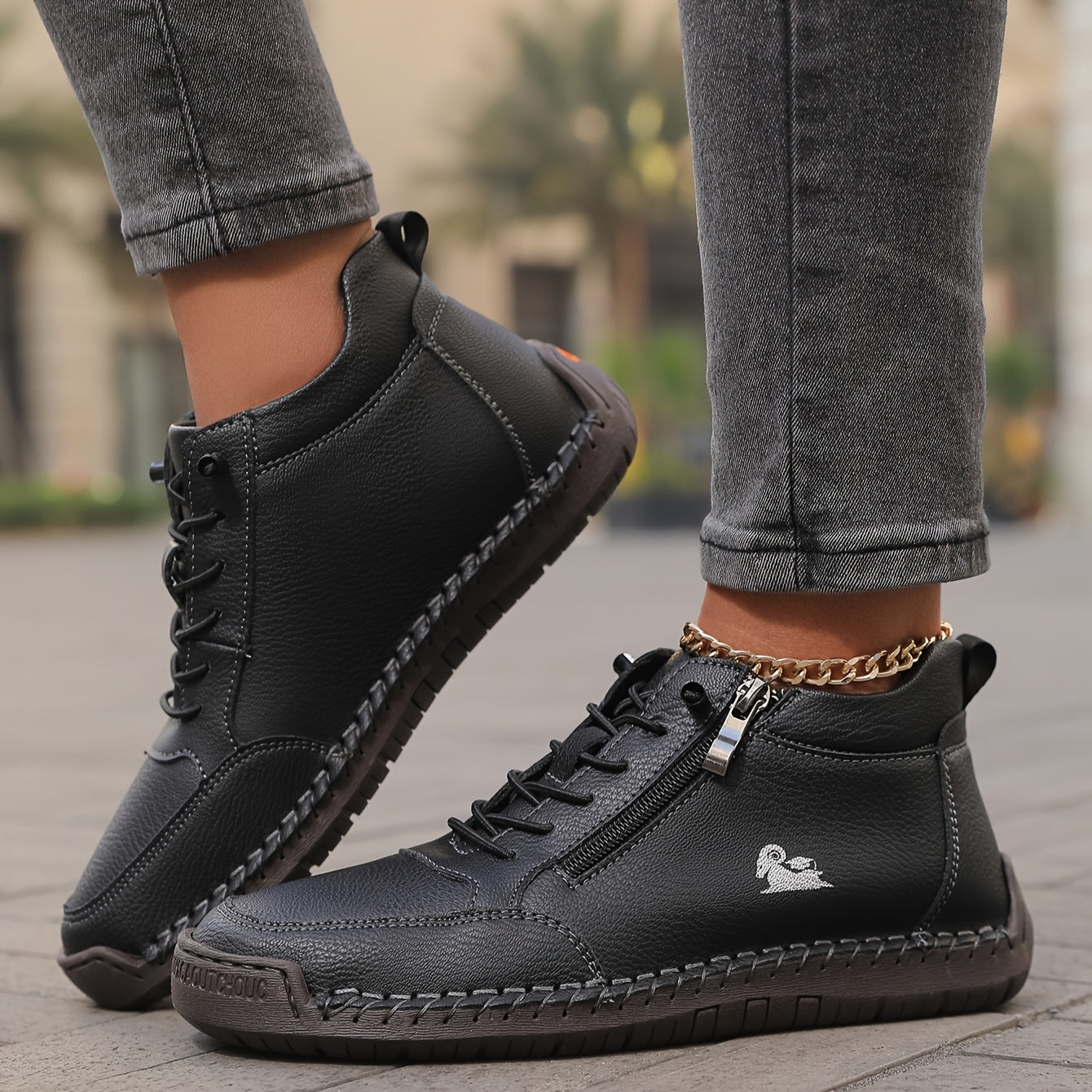 Flora – Chaussures Orthopédiques Confort à Fermeture Éclair