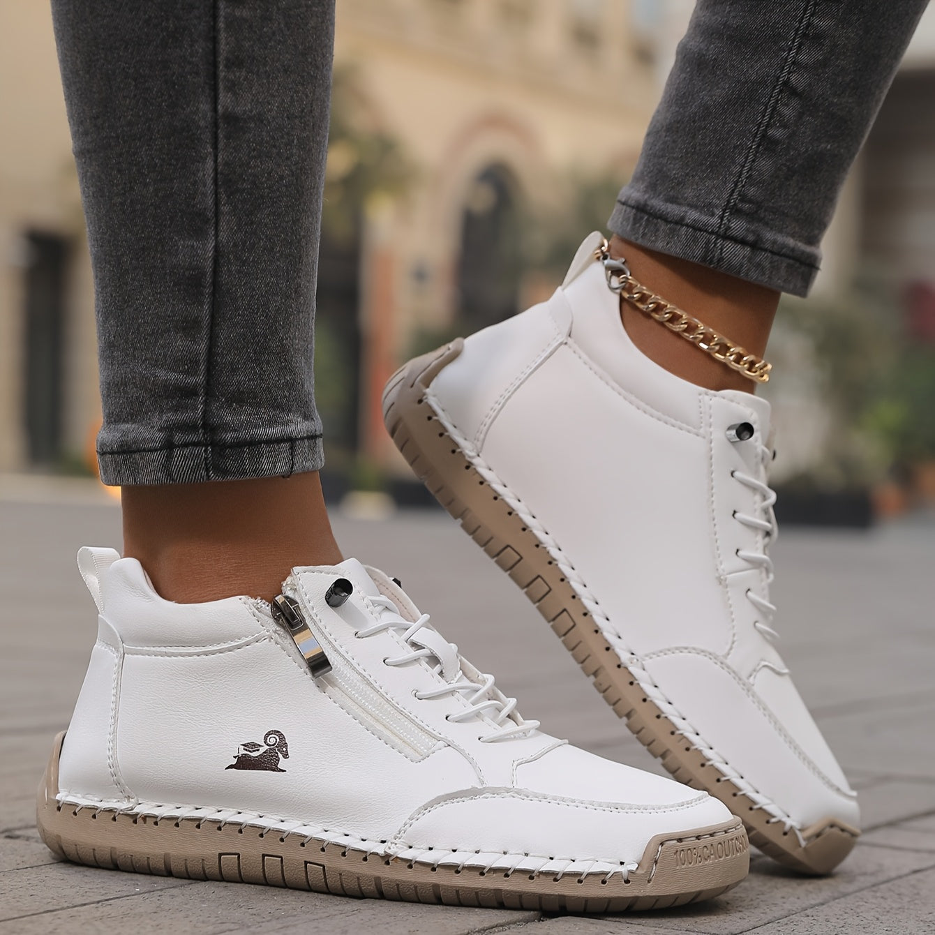 Flora – Chaussures Orthopédiques Confort à Fermeture Éclair