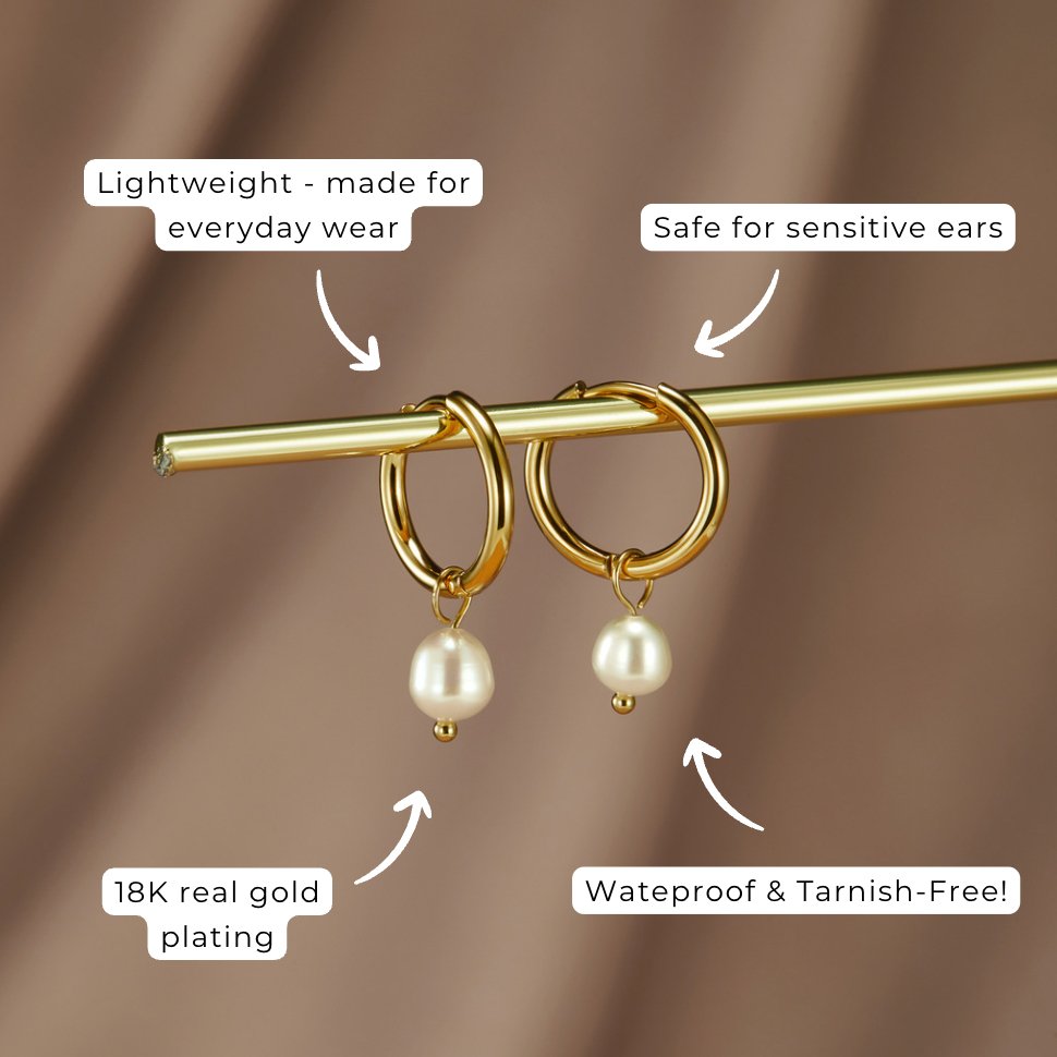 Les Boucles d'Oreilles Créoles en Perles Classiques