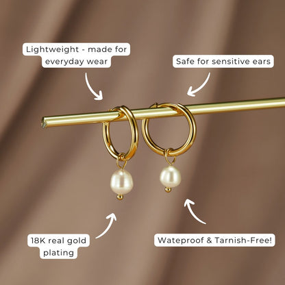 Les Boucles d'Oreilles Créoles en Perles Classiques