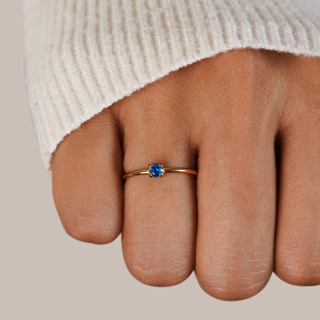 Bague Pierre de Naissance Unique