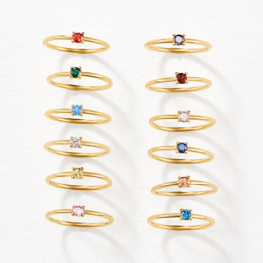 Bague Pierre de Naissance Unique