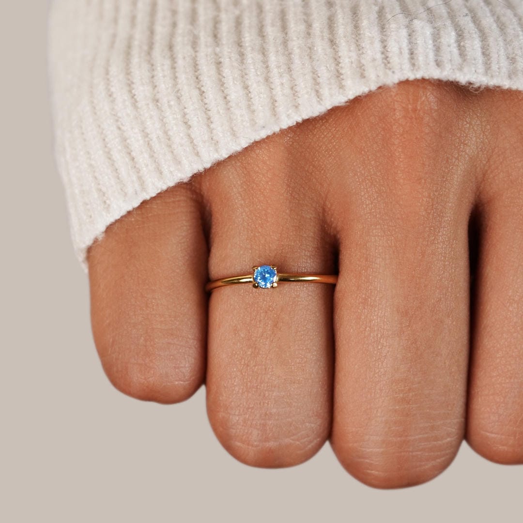 Bague Pierre de Naissance Unique