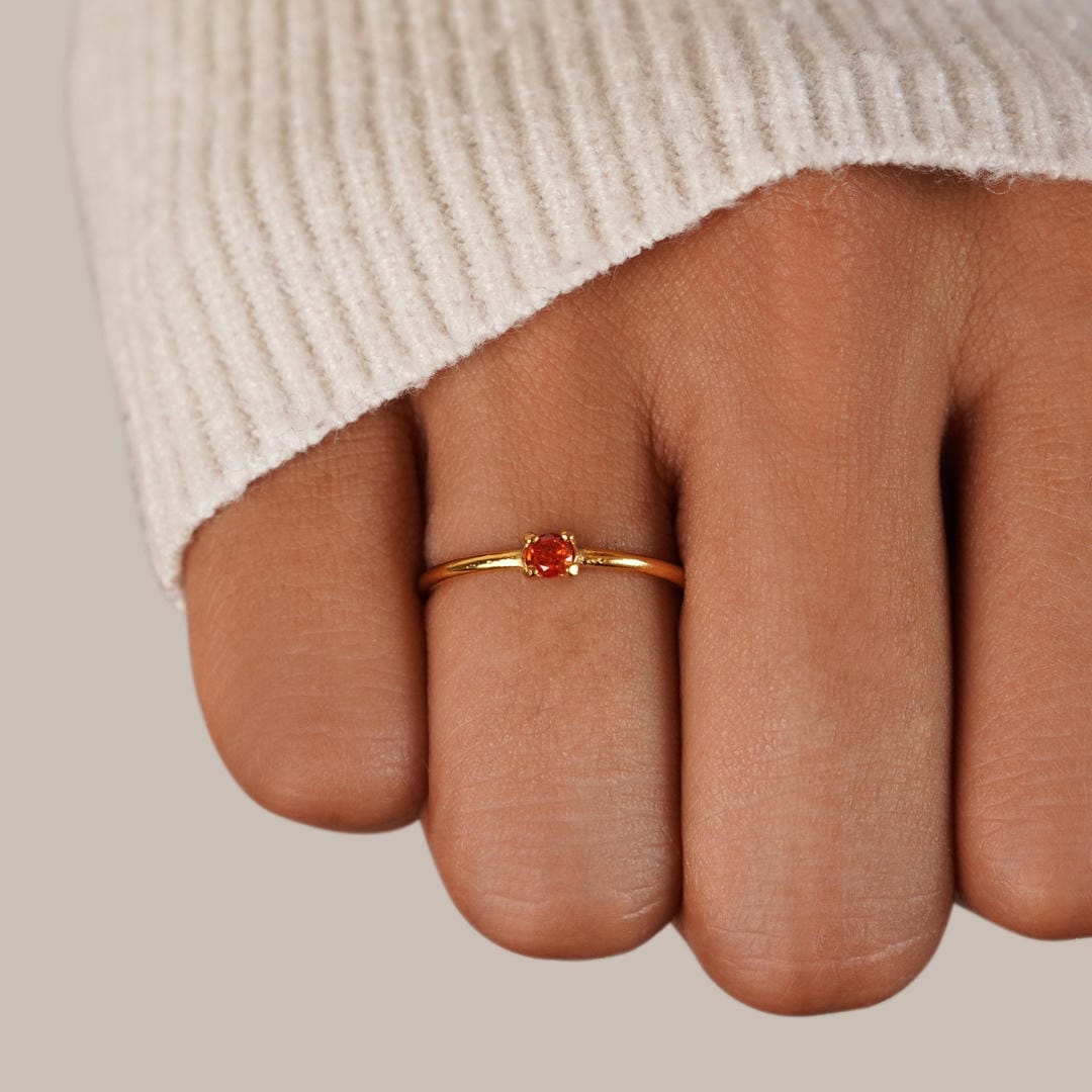 Bague Pierre de Naissance Unique