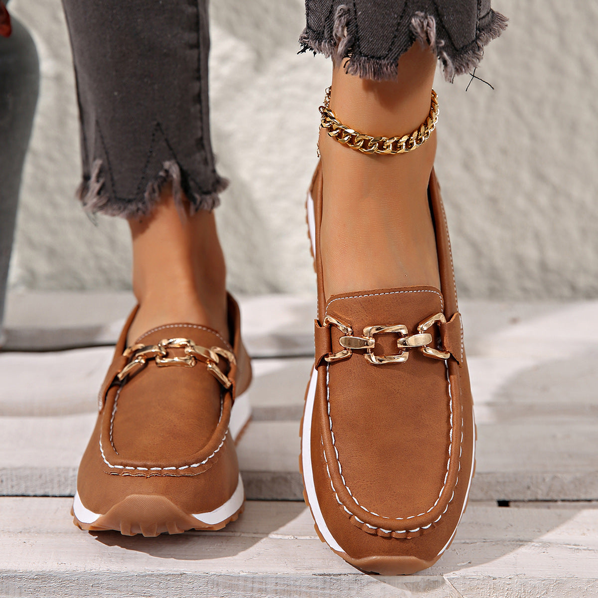 Ella Mocassins Orthopédiques Plats Confortables