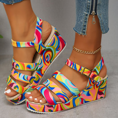 Allegra – Sandales Orthopédiques Multicolores