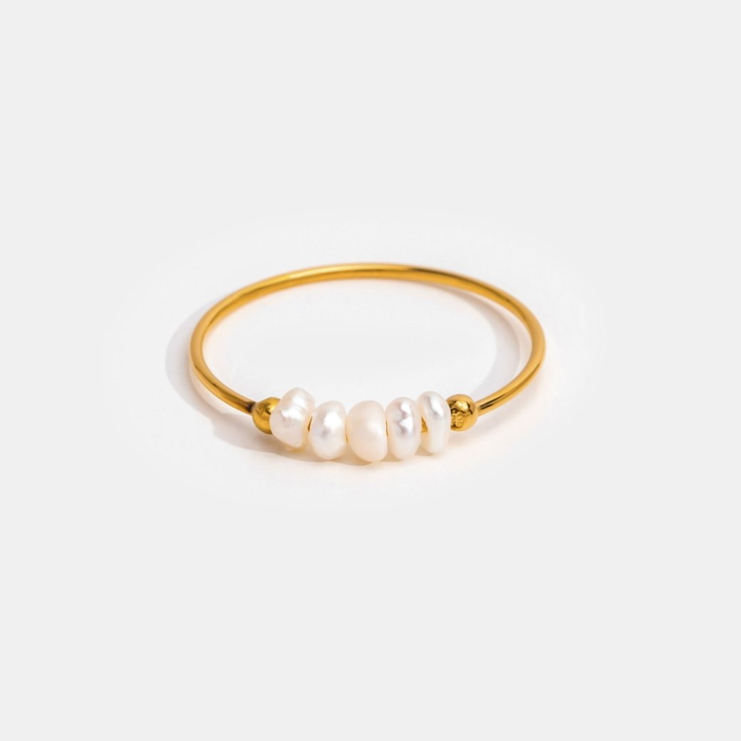 Grace - Bague en perles d'eau douce