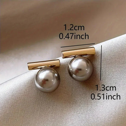 Boucles d'oreilles en perles noires