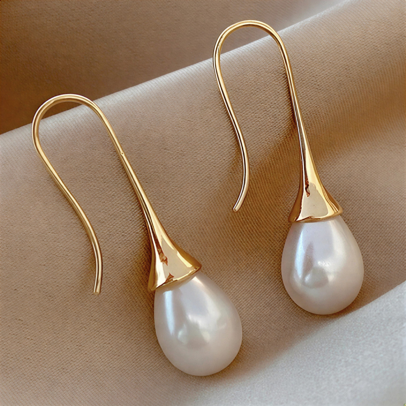 Boucles d'Oreilles Beauté Classique en Perles