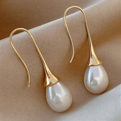 Boucles d'Oreilles Beauté Classique en Perles