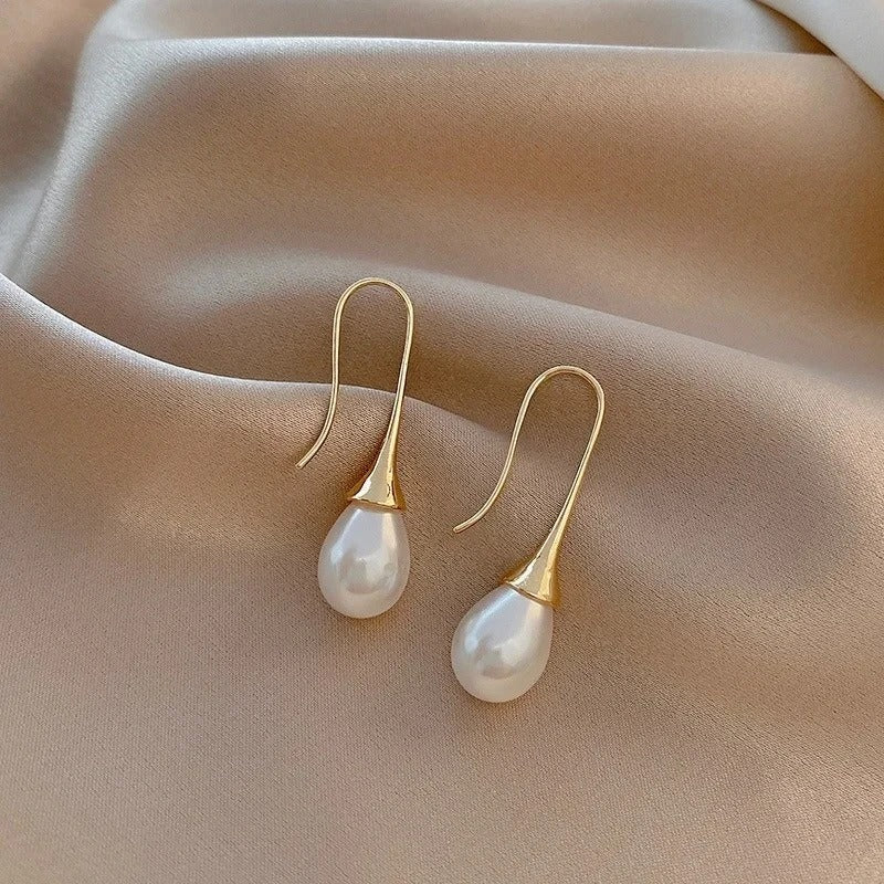 Boucles d'Oreilles Beauté Classique en Perles