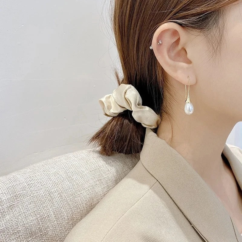 Boucles d'Oreilles Beauté Classique en Perles