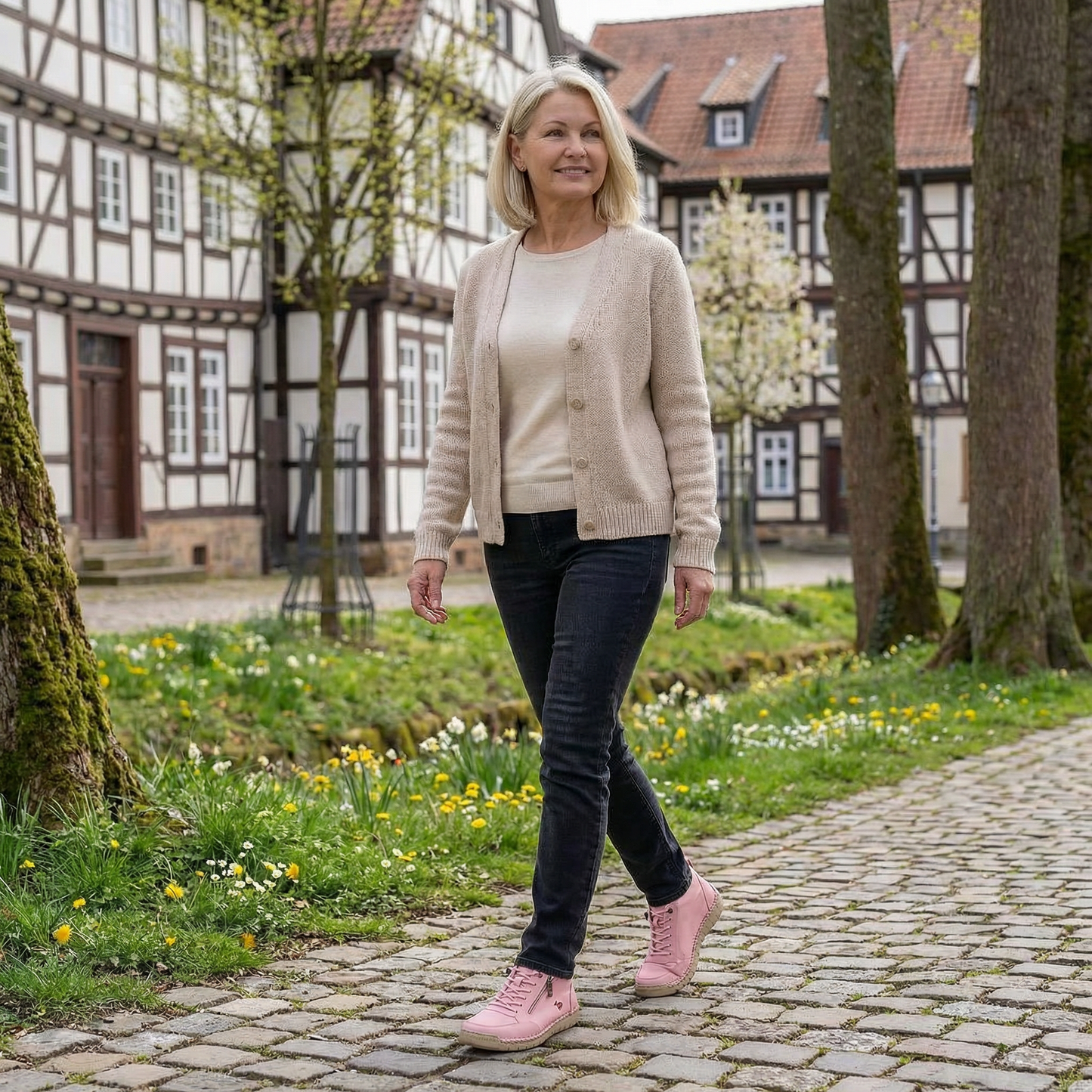 Flora – Chaussures Orthopédiques Confort à Fermeture Éclair