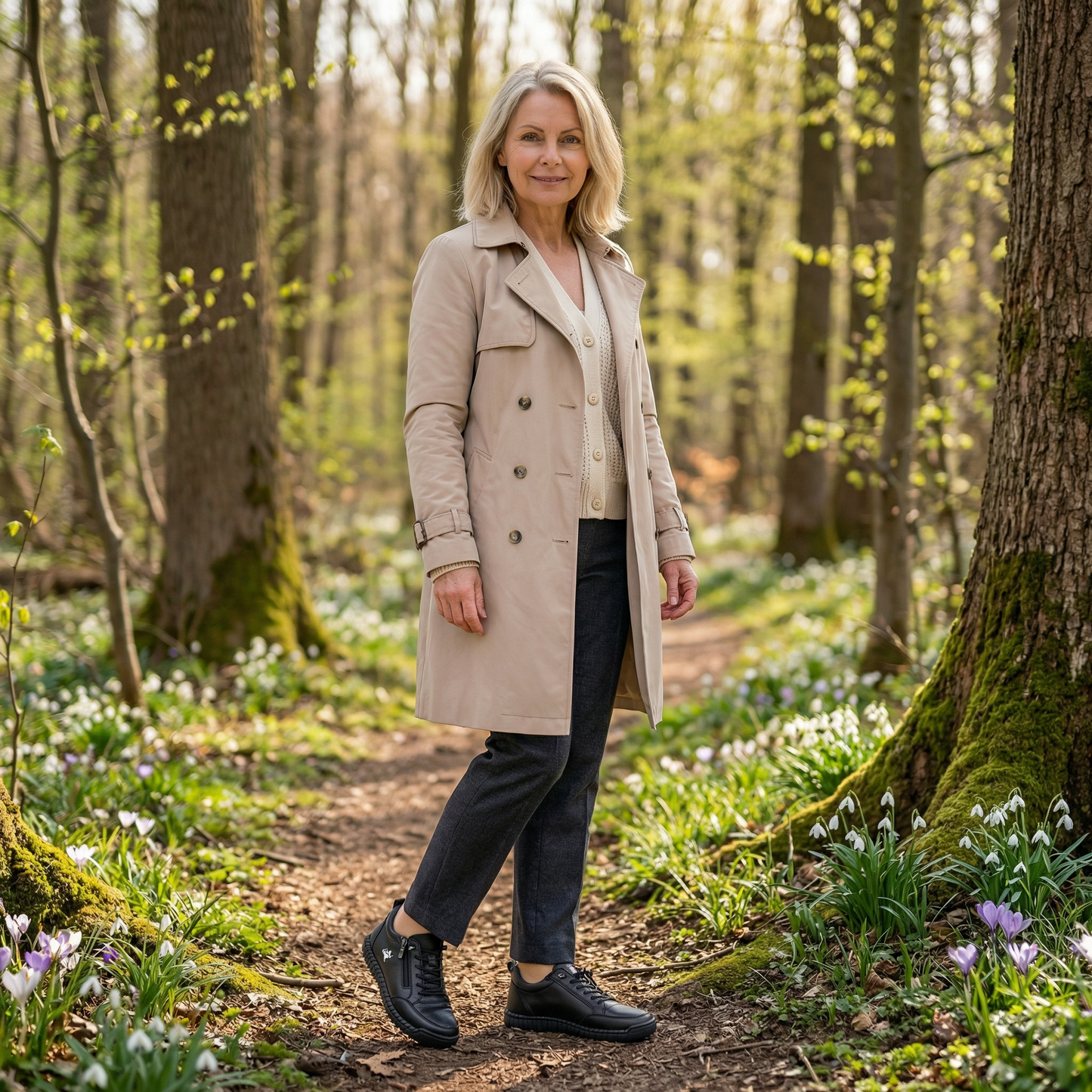 Flora – Chaussures Orthopédiques Confort à Fermeture Éclair
