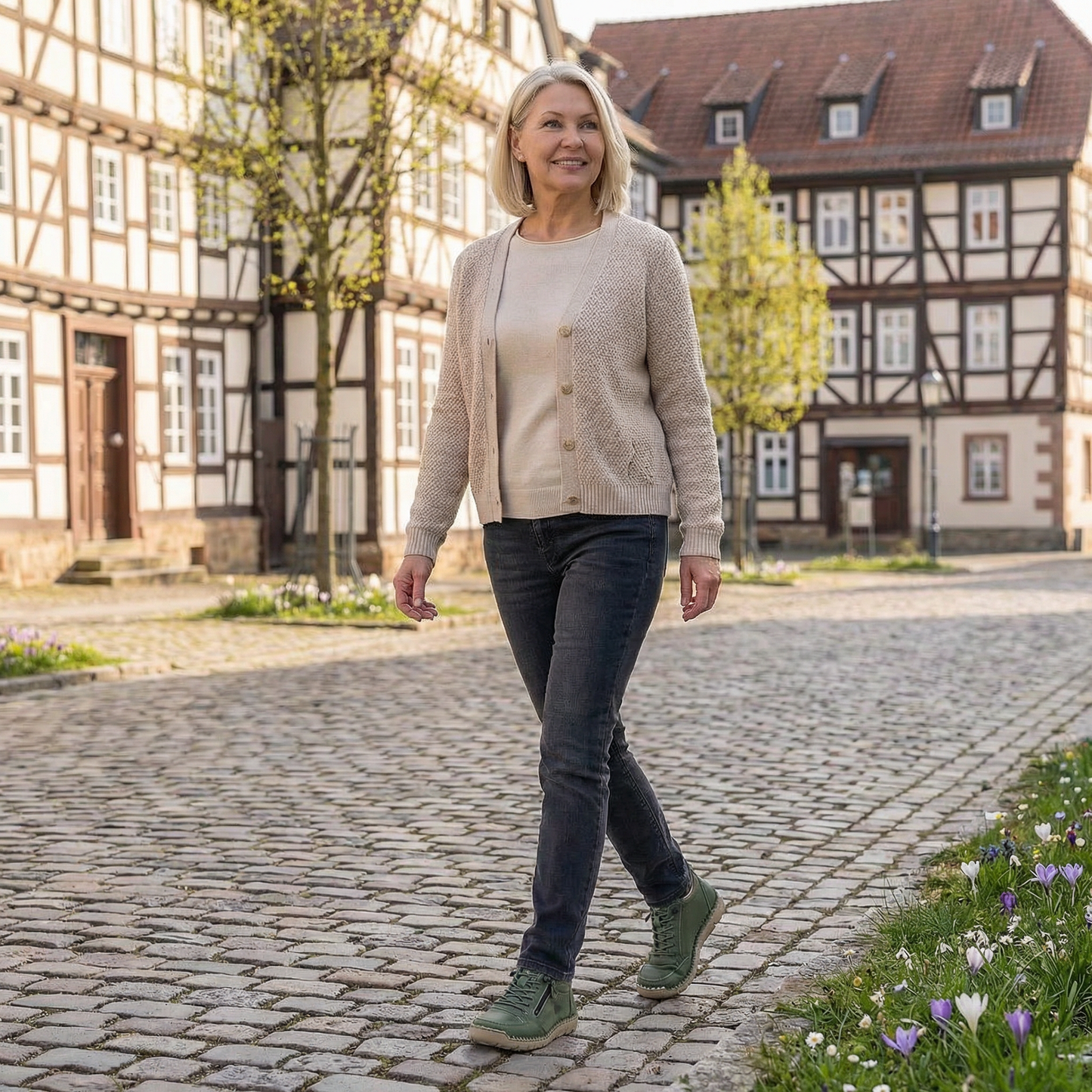 Flora – Chaussures Orthopédiques Confort à Fermeture Éclair