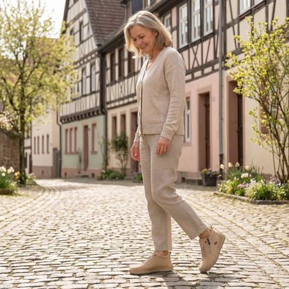 Flora – Chaussures Orthopédiques Confort à Fermeture Éclair