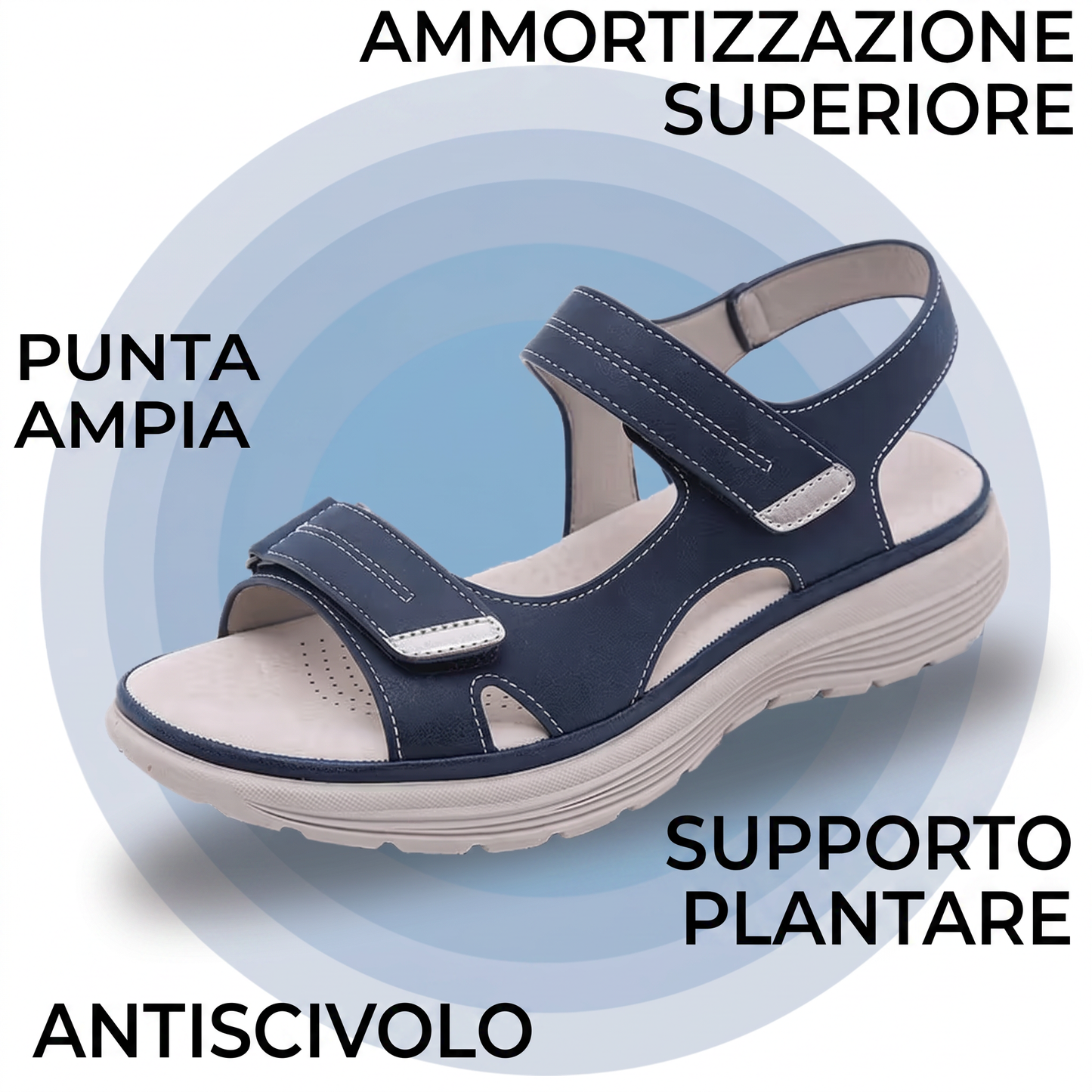Soline – Sandales Orthopédiques Antidérapantes