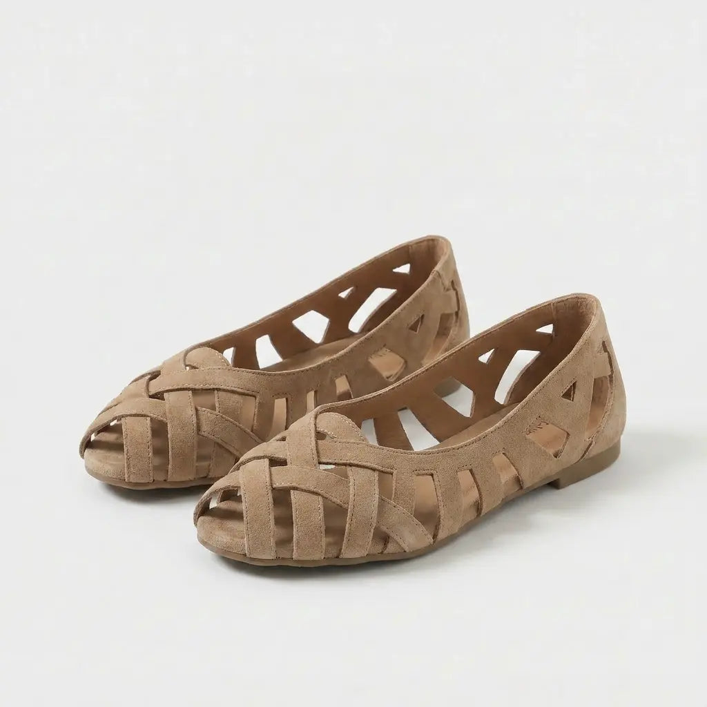 Caterina – Sandales Tressées Colorées Confort