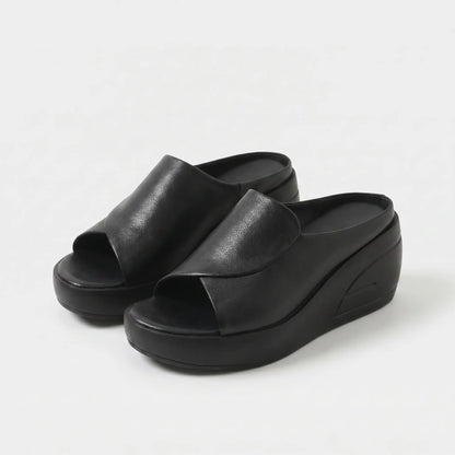 Elisa Sandali Zeppa Slip-on Ortopedici