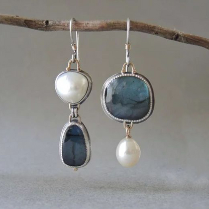 Nora™ | Boucles d’oreilles vintage naturelles