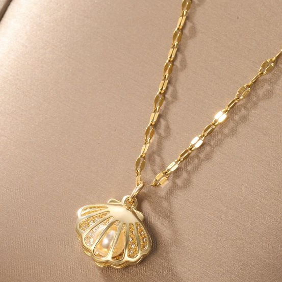 Collier Perle Coquillage