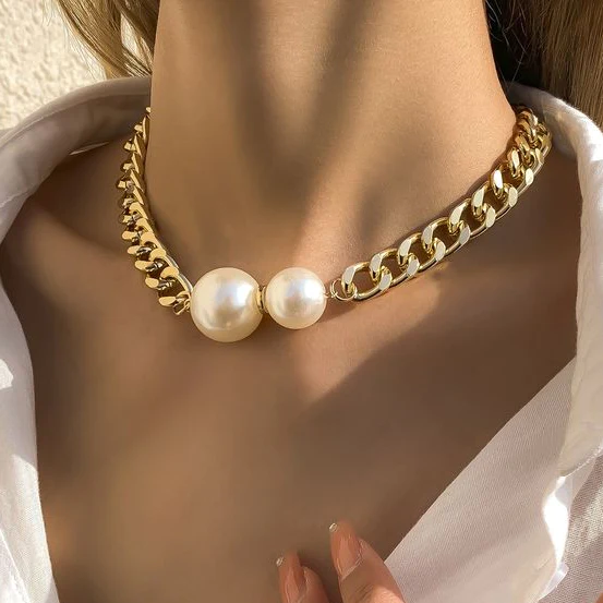 Collier Double Perle