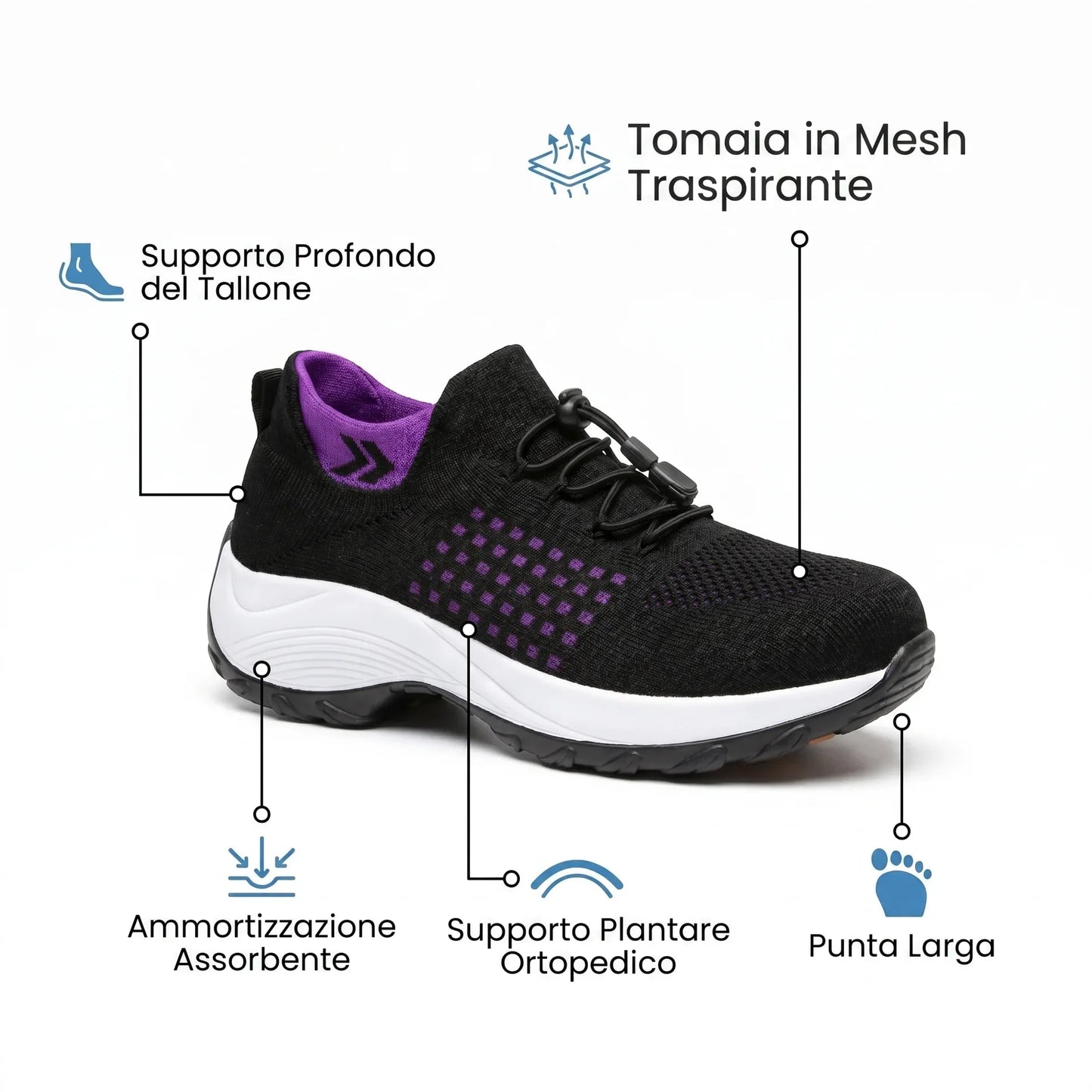 PassoNuvola – Chaussures Confort Orthopédiques