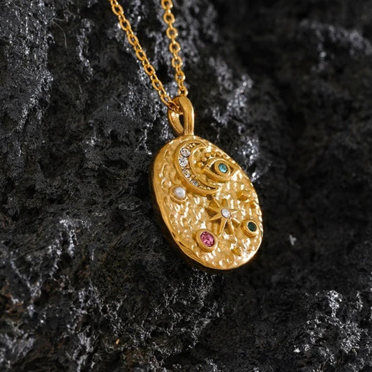 Collier Pendentif Lion en Or