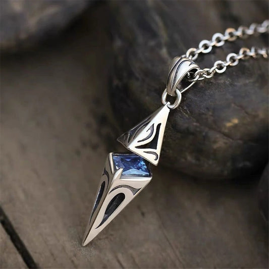 Collier Pendentif Lune Croissante en Argent