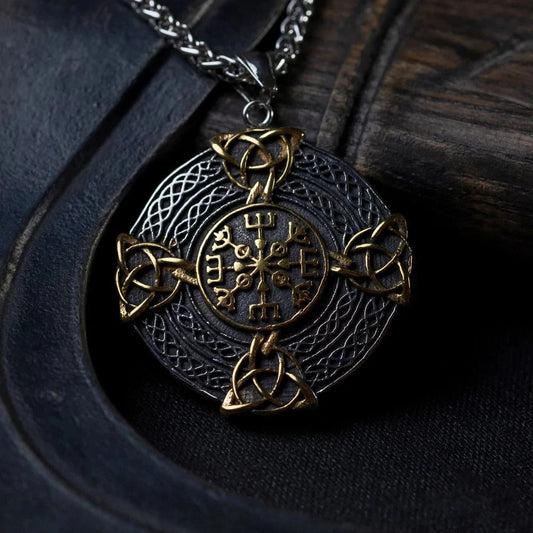 Collier Pendentif Toile d'Araignee en Argent