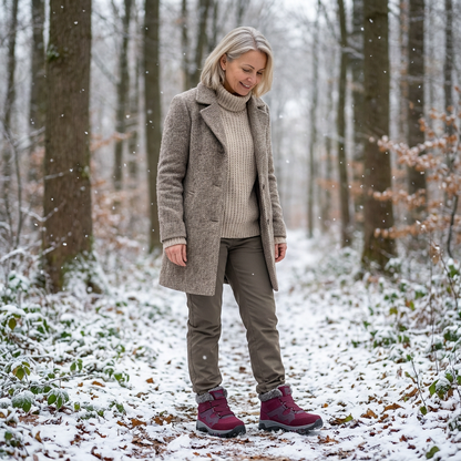 Montela – Chaussures Orthopédiques d'Hiver Roses