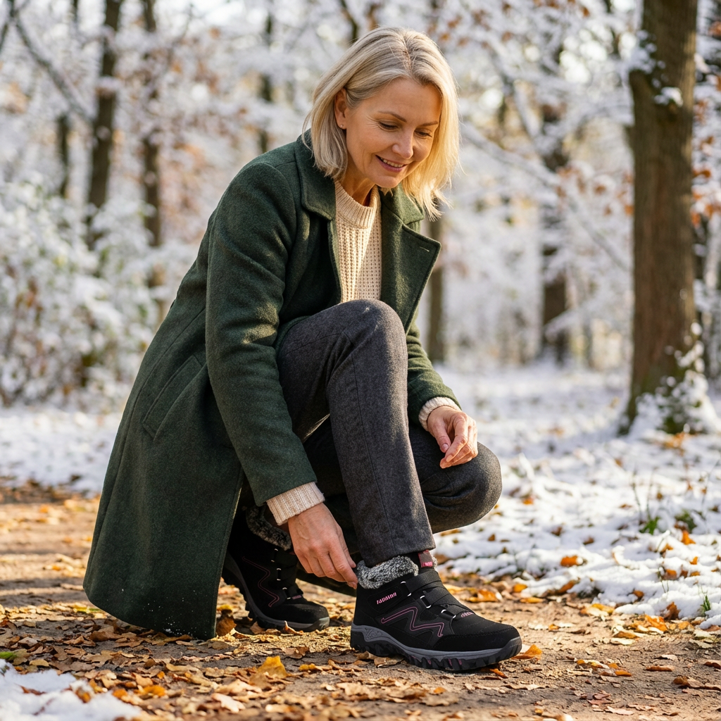 Montela – Chaussures Orthopédiques d'Hiver Roses