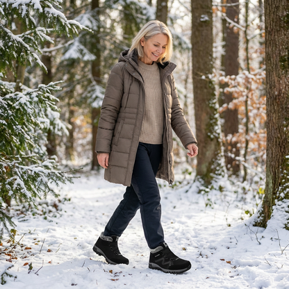 Montela – Chaussures Orthopédiques d'Hiver Bleues