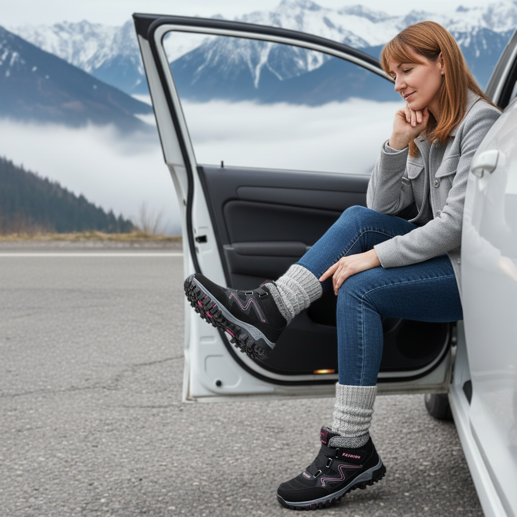 Montela – Chaussures Orthopédiques d'Hiver Roses