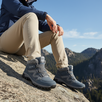 Montela – Chaussures Orthopédiques d'Hiver Bleues