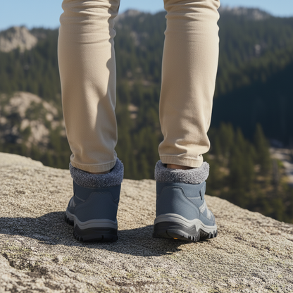 Montela – Chaussures Orthopédiques d'Hiver Bleues