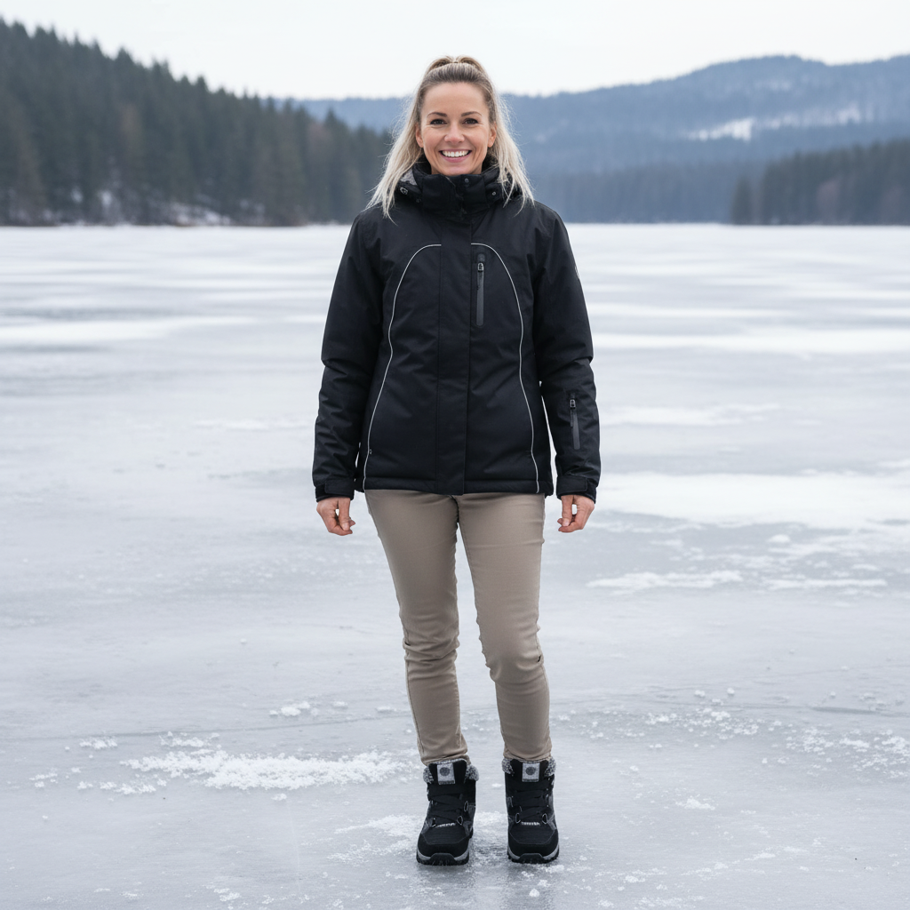 Montela – Chaussures Orthopédiques d'Hiver Noires