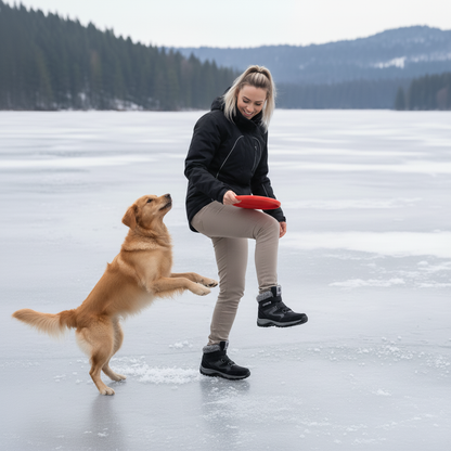 Montela – Chaussures Orthopédiques d'Hiver Noires