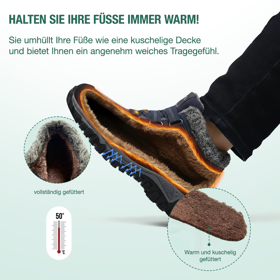 Montela – Chaussures Orthopédiques d'Hiver Bleues