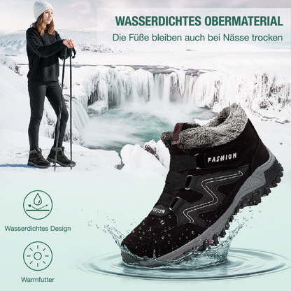 Montela – Chaussures Orthopédiques d'Hiver Noires