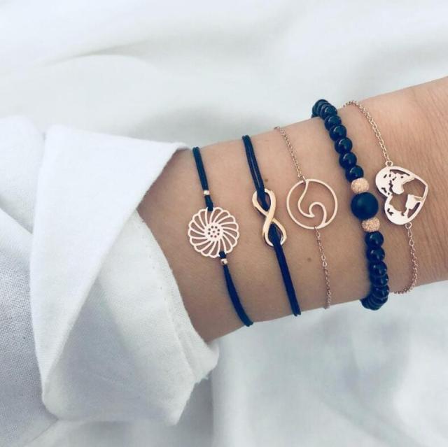 Lot de 5 Bracelets Premium Uniques