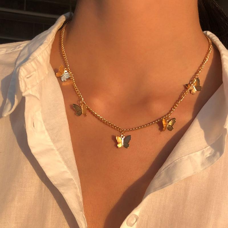 Collier Pendentif Feuille d'Automne en Or