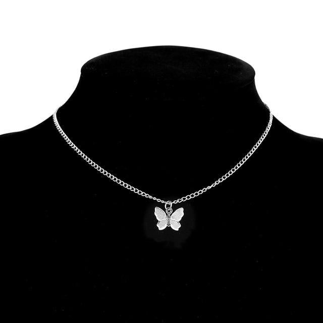 Collier Pendentif Feuille d'Automne en Or