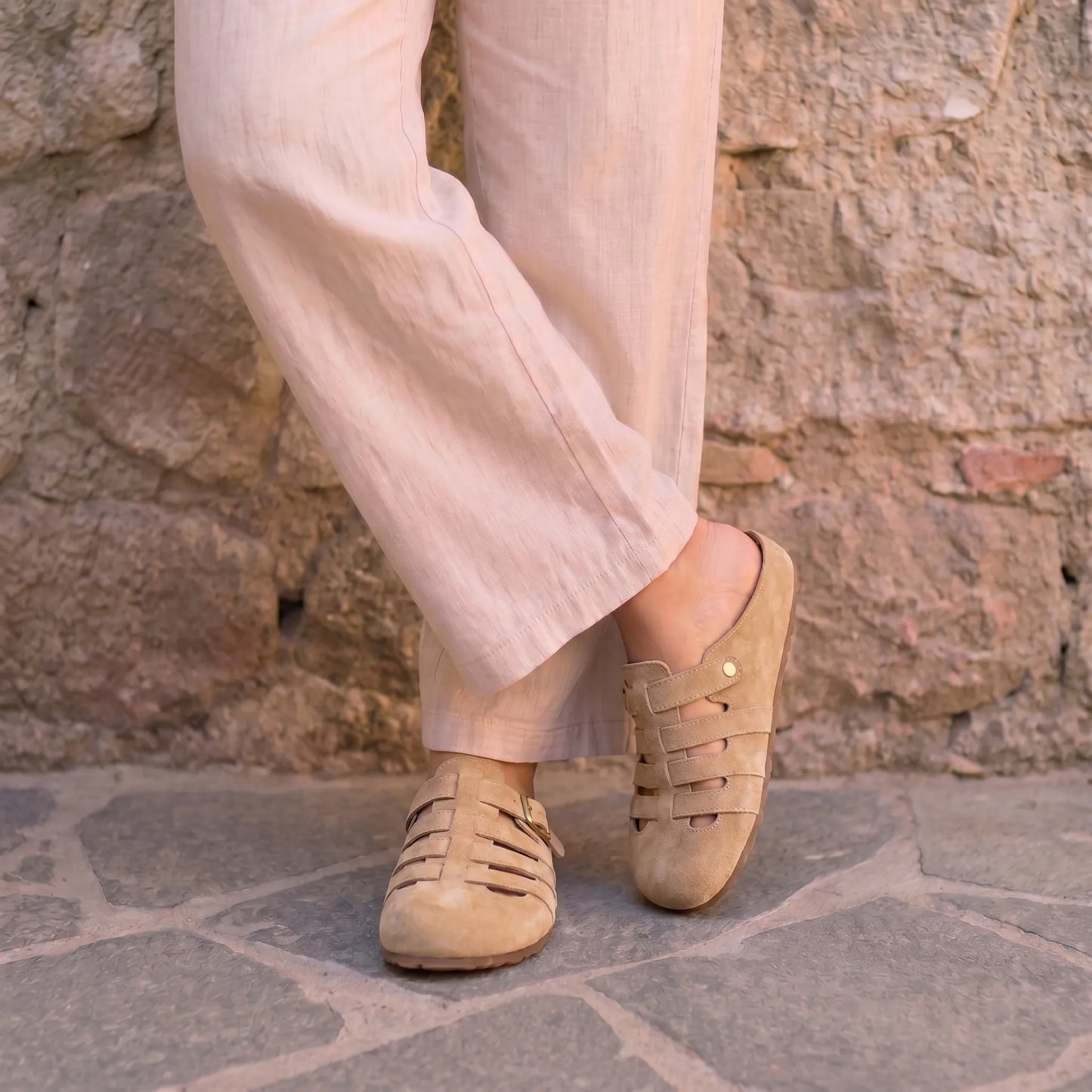 Veluria – Mules Orthopédiques Confort 100% Véganes