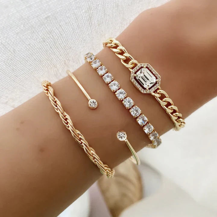 Set de Bracelets Domitia Calvina | Or